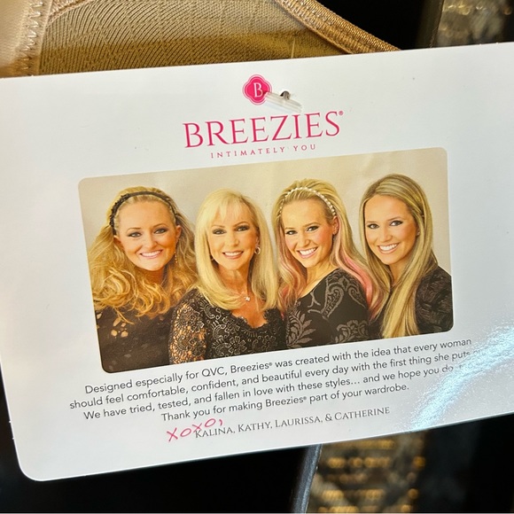 NWT Breezies Tan Underwire Seamless Bra- 36B - Picture 7 of 9